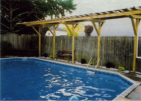 solar pergola  pool     simple