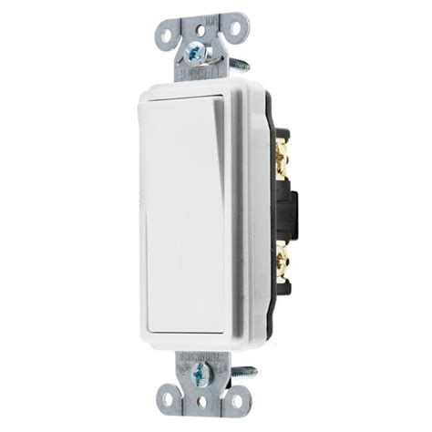 hubbell  amp   white rocker light switch  lowescom