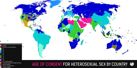 Age Of Consent Around The World Pic Interestingasfuck