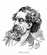 Dickens Posterazzi 1870 1812 1854 Nenglish Novelist Furniss sketch template