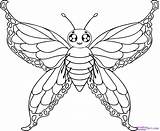 Butterfly Coloring Cartoon Drawing Pages Yahoo Search Colouring sketch template