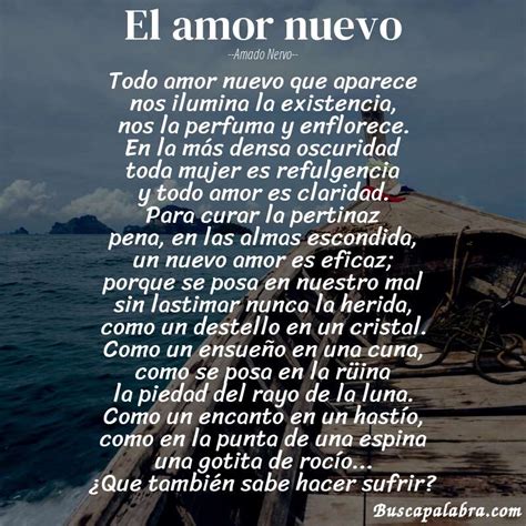 Poema El Amor Nuevo De Amado Nervo Análisis Del Poema
