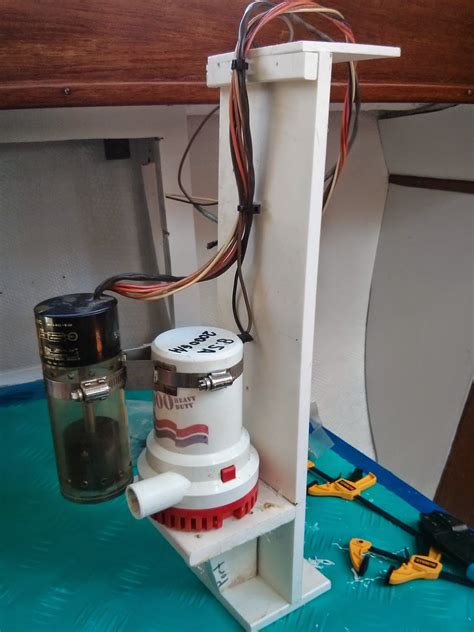 sv pilgrim installing electric bilge pumps bilge modifications part