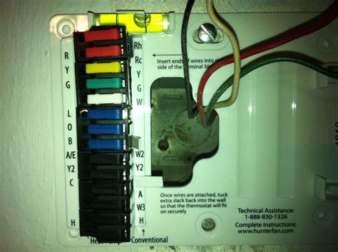 wiring  thermostat tech support forum