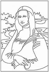 Leonardo Quadri Vinci Famosi Mona Colorir Gioconda Lisa Mosaico Bambino Opere Disegnare Artisti Prospettiva Monna Rinascimento Rosalbacorallo Schizzo sketch template