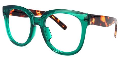 harrell square dark green glasses zeelool optical in 2021 green