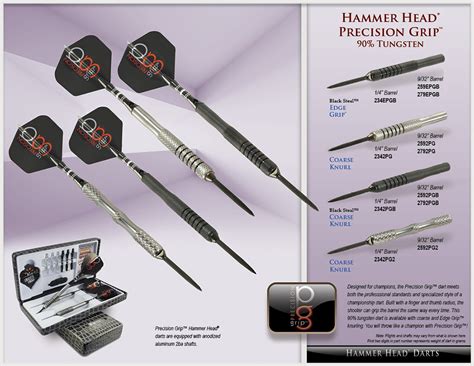 hammer head precision grip dart guys