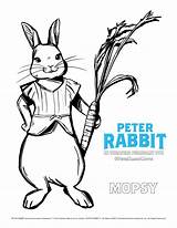 Peter Rabbit Coloring Pages Getcolorings Movie Fresh Color sketch template