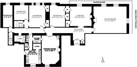 latest  room dakota listing seeks  million floor plans apartment floor plans dakota