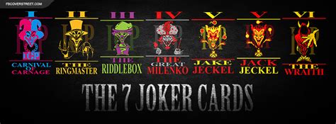joker cards facebook cover fbcoverstreetcom