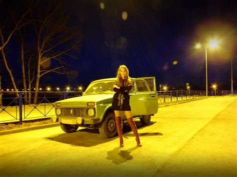 Lada Niva And A Girl Oleg Flickr