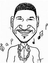 Usher Drawing Getdrawings sketch template