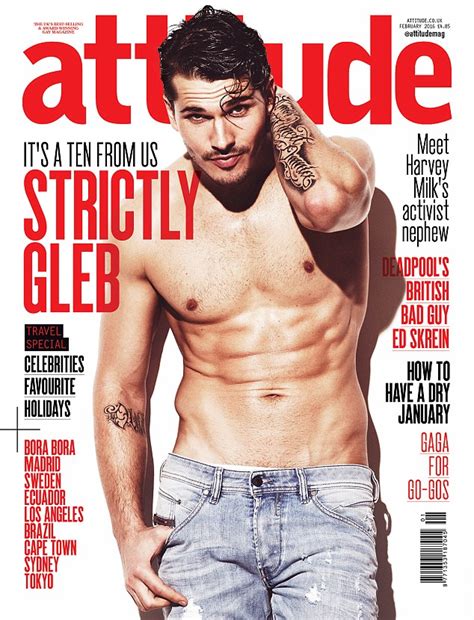 Strictly Come Dancing S Gleb Savchenko Shirtless For Attitude Magazine