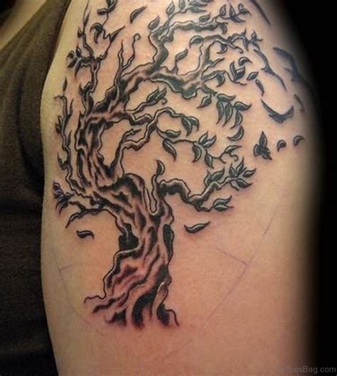50 Stylish Tree Tattoos On Shoulder Tattoo Designs –