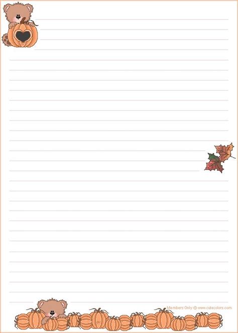 halloween fall stationery images  pinterest writing
