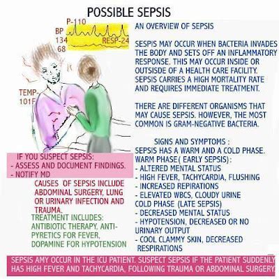 dear nurses sepsis   icu patient