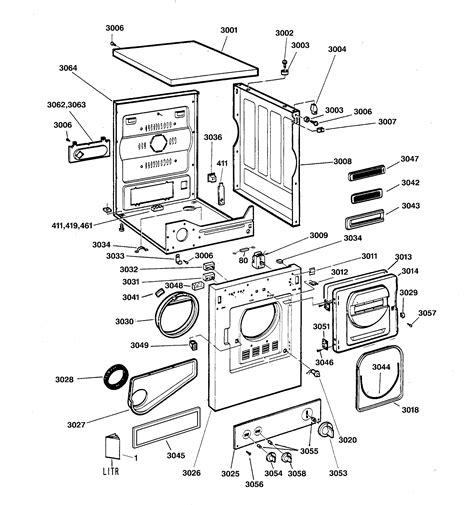 ge electric dryer parts model dskseaww sears partsdirect