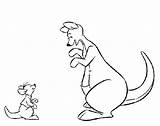 Winnie Pooh Coloring Roo Disney Pages Walt sketch template