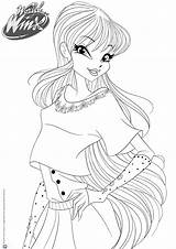 Winx Coloring Pages Casual Outfit Club Imagenes Las Winxcluball sketch template