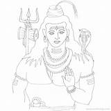 Shiva Xcolorings Trishula sketch template