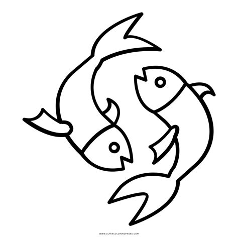 pisces coloring pages coloring home