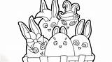 Coloring Bunnies Soleados Conejitos Colorare Arcoiris Sunnies Turbo Disegni sketch template