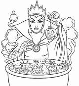 Coloring Disney Pages Queen Evil Choose Board sketch template