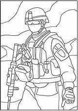 Soldados Dibujo Militares Militar Armed Enemy Operate sketch template