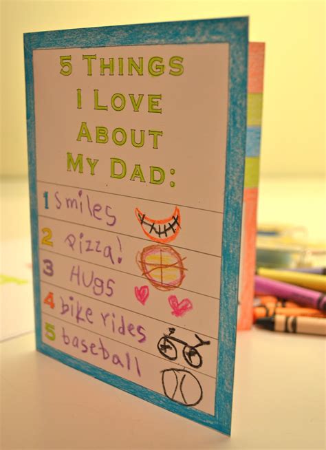 printable fathers day card gift crafts fathers day activities