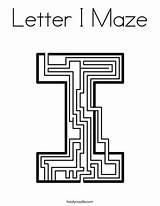 Letter Maze Coloring Favorites Login Add Twistynoodle sketch template