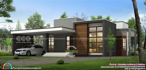 modern single floor  sq ft house kerala home design  floor plans  dream houses
