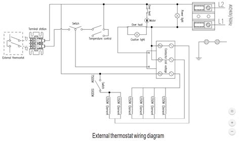 volt thermostat wiring diagram wiring technology