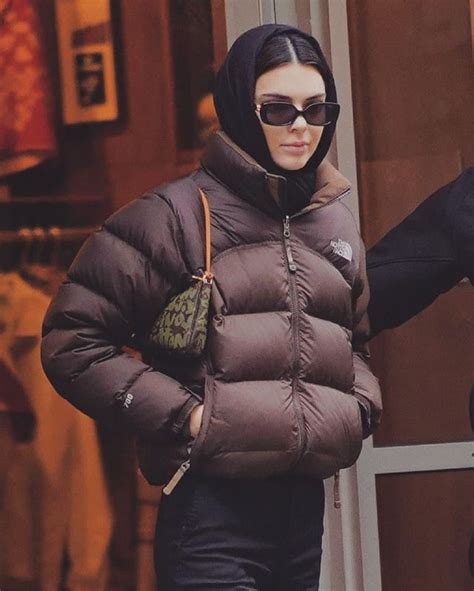 The North Face Puffer Jacket Worn By Kendall Jenner New York City