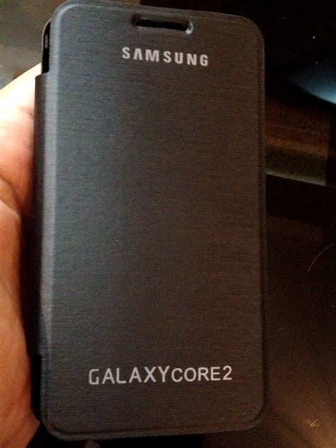 Samsung Galaxy Core 2 Cover Original Flip Case Cover Black Prices In
