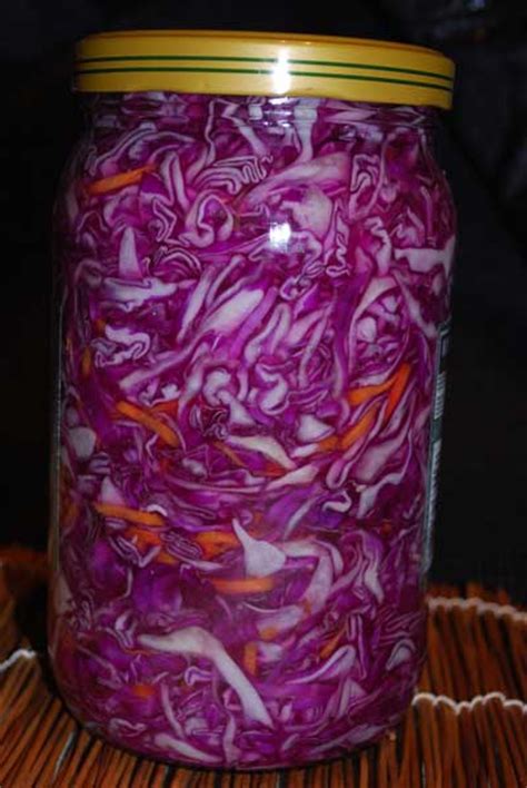 delicious pickled red cabbage