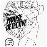 Coloring Detective Mouse Great Disney sketch template