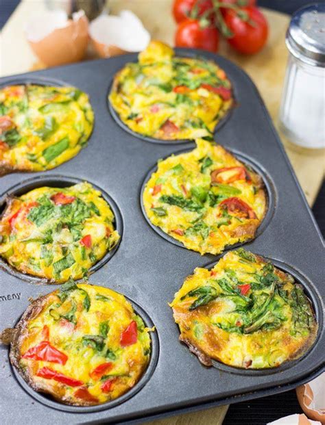 healthy  carb egg breakfast muffins vegetarian muffin