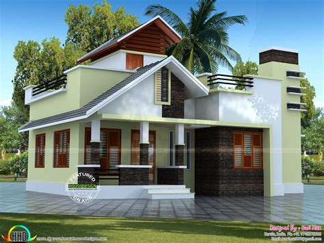 cost single floor home  sq ft kerala home design  floor plans  dream houses