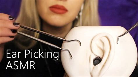 asmr ear picking and deep cleaning sounds no talking youtube