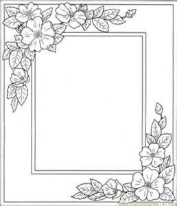 beautiful border  adults coloring pages bing images printable