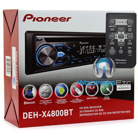 deh xbt pioneer  dash cdmpwma car stereo receiver  androidipodiphone control