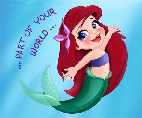 Ariel Part Of Your World By Artistsncoffeeshops Русалочка