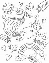 Unicorns Maids sketch template