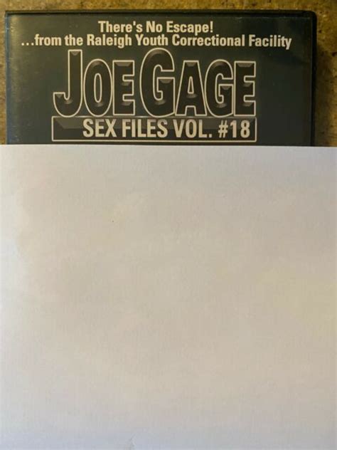 Joe Gage Sex Files 18 Dvd Dragon All Male Gay David Anthony Gianni