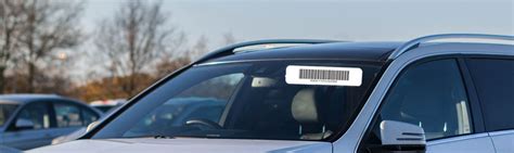 tamper evident rfid windshield label rfid tags  car siva iot