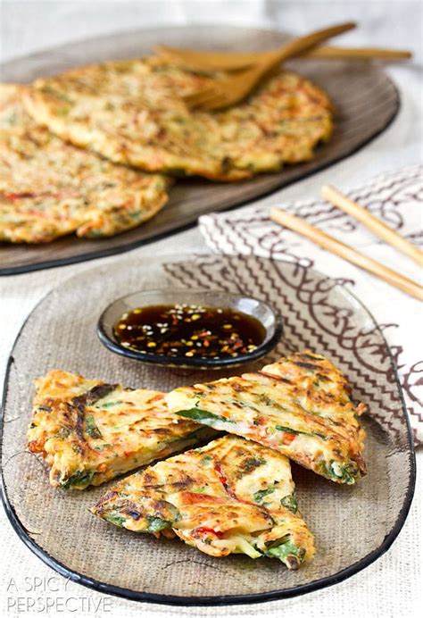 korean pancakes pajun pajeon recipe food recipes food vegetarian recipes