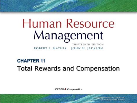 ppt chapter 11 total rewards and compensation powerpoint