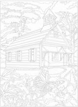Number Color Adult Doverpublications Country Coloring sketch template