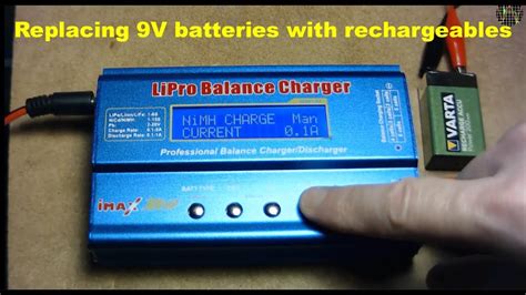 replacing  batteries  rechargeables youtube