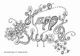 Diwali Happy Colouring Pages Festival Sketches Coloring Drawing Cards Craft Color Print Greeting Printables Fireworks Wishes Colour Kids Printable Divali sketch template